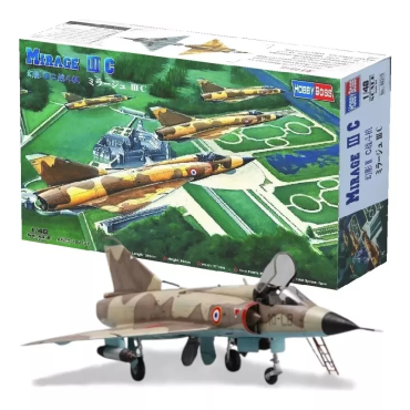 KIT PARA MONTAR HOBBY BOSS AVIÃO DASSAULT MIRAGE III C FIGHTER 1/48 HBS DF-80315